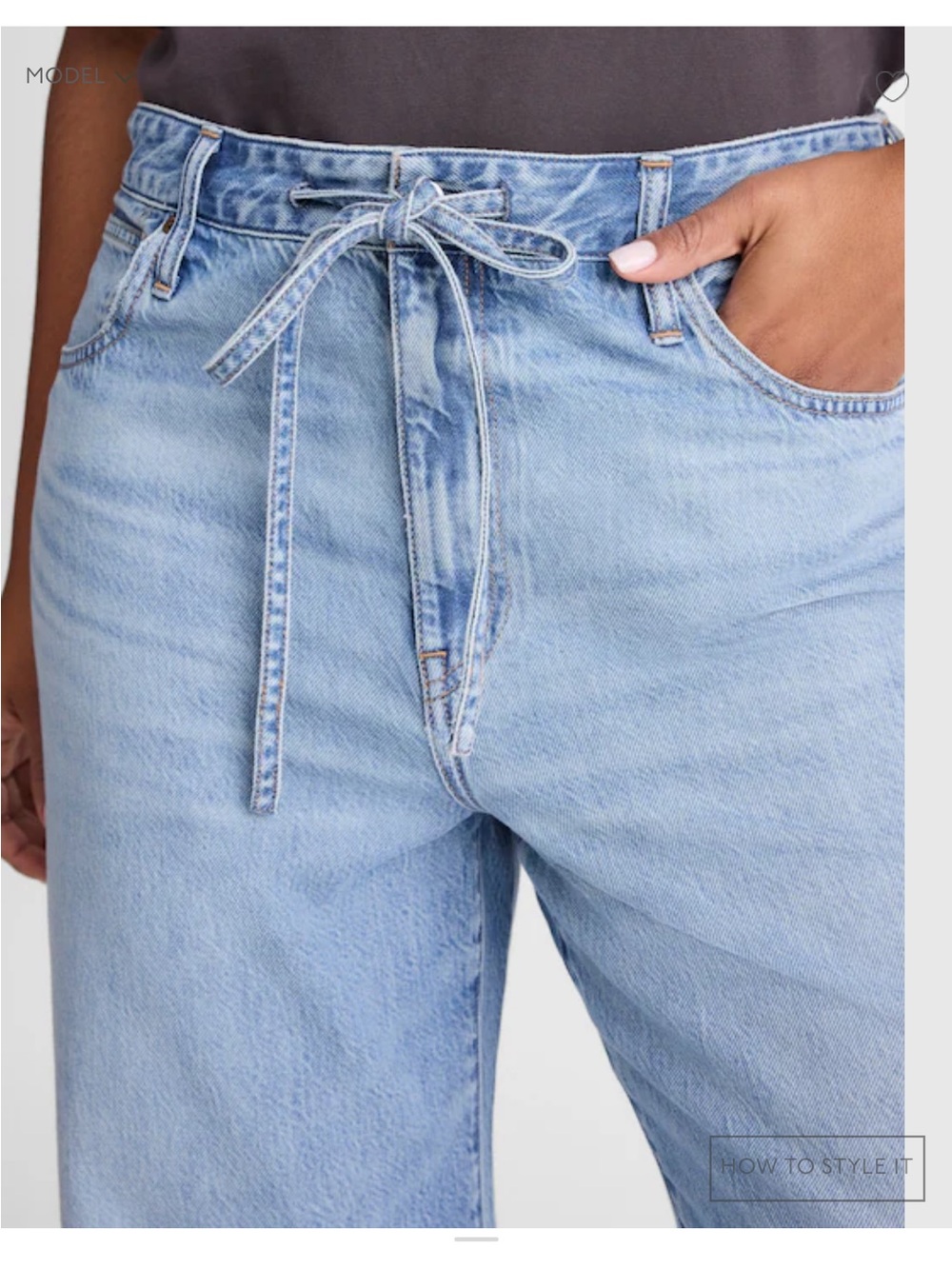 The Curvy Ultimate Wide-Leg Jean in Airy Denim - Raebrook WashAiry - Picture 3 of 11